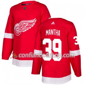 Adidas Maillot de Hockey Detroit Red Wings Anthony Mantha 39 2017-2018 Rouge Authentic - Homme